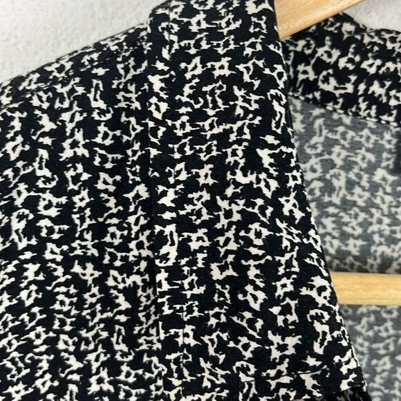 J.Jill patterned button up long sleeve blouse - Picture 6 of 6